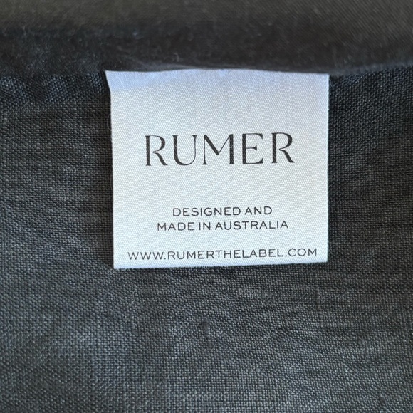 New RUMER Harper Midi Dress in Black Size Medium - Picture 6 of 7